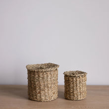 Load image into Gallery viewer, Woven Seagrass Canister Set
