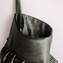Load image into Gallery viewer, Sage Velvet Holiday Stocking
