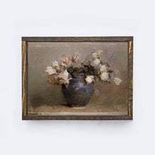 Load image into Gallery viewer, Vintage Dusty Roses Framed Print | 12x9"
