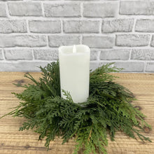 Load image into Gallery viewer, Northern White Cedar Candle Ring/Wreath
