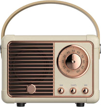 Load image into Gallery viewer, Vintage Bluetooth Speaker | Ivory
