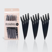 Load image into Gallery viewer, Recycled Plastic Dermaplaners 12pc Set - Black
