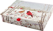 Load image into Gallery viewer, Cardinals In Winter Christmas Card Box Set
