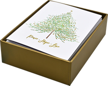 Load image into Gallery viewer, Tree of Festive Wishes Small Note Cards
