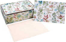 Load image into Gallery viewer, Floral Watercolour Thank You Note Cards
