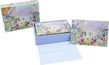 Load image into Gallery viewer, Dragonflies &amp; Dandelions Note Card
