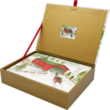 Load image into Gallery viewer, Snowy Sleigh Ride Christmas Card Box Set
