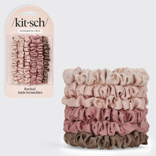 Load image into Gallery viewer, Ultra Petite Satin Scrunchies 6pc | Terracotta
