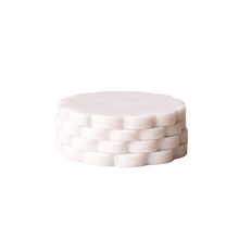 Load image into Gallery viewer, White Marble Scalloped Coasters | Set of 4
