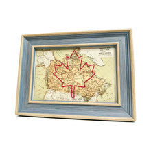 Load image into Gallery viewer, Canada Maple Leaf Map - Two Sizes and Colours
