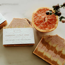 Load image into Gallery viewer, Soak Cranberry Cozy Soap bar
