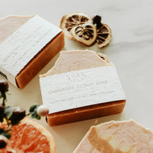 Load image into Gallery viewer, Soak Cranberry Cozy Soap bar

