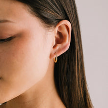 Load image into Gallery viewer, Evie Gold Hoop Earrings
