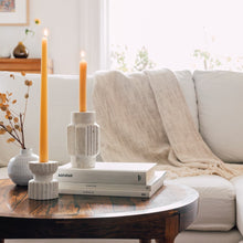 Load image into Gallery viewer, Travertine Candle Holder | Three Sizes
