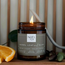 Load image into Gallery viewer, Laurel Leaf &amp; Olive Noel &amp; Co Candle
