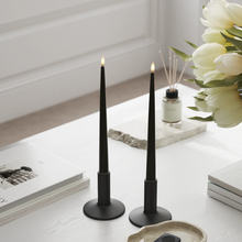 Load image into Gallery viewer, Deluxe Art LED 11"  Shiny Dinner Candles | Multiple Colours
