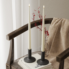Load image into Gallery viewer, Deluxe Art LED 11"  Shiny Dinner Candles | Multiple Colours
