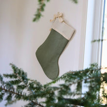Load image into Gallery viewer, Eucalyptus Linen Stocking
