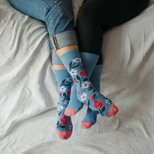 Load image into Gallery viewer, Vintage Floral Pima Socks | Pack of 2
