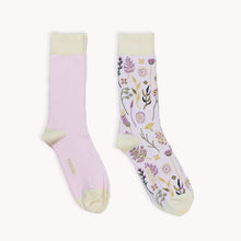 Load image into Gallery viewer, Botanical Garden Rosee Pima Socks | Pack of 2
