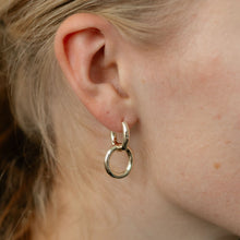 Load image into Gallery viewer, Tandem Hoop Earring | Two Finishes
