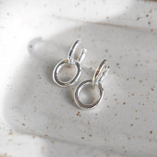 Load image into Gallery viewer, Tandem Hoop Earring | Two Finishes
