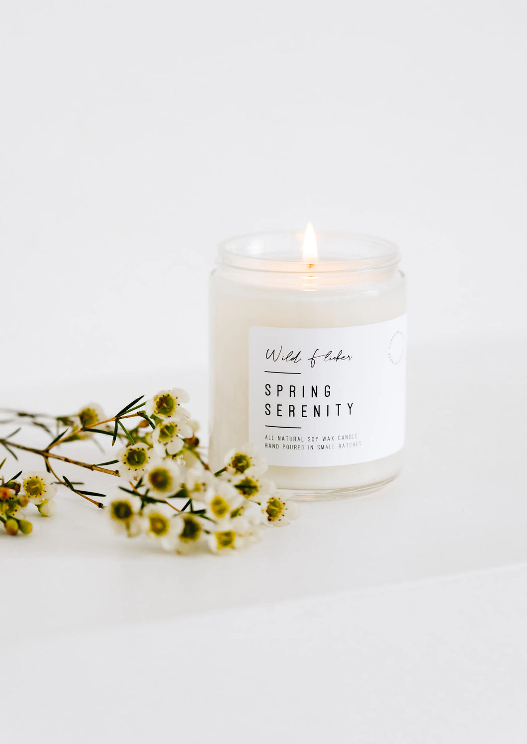 Spring Serenity Wildflicker Soy Wax Candle