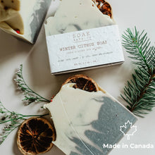 Load image into Gallery viewer, Soak Winter Citrus Soap bar
