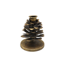Load image into Gallery viewer, Pine Cone Taper Candle Holder | Three Styles
