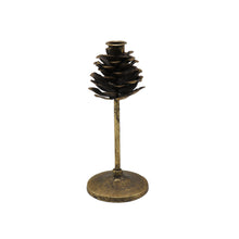 Load image into Gallery viewer, Pine Cone Taper Candle Holder | Three Styles

