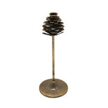 Load image into Gallery viewer, Pine Cone Taper Candle Holder | Three Styles
