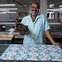 Load image into Gallery viewer, Hand Block Printed Gift Bags | Indigo
