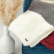 Load image into Gallery viewer, Hand Knit Chunky Lap Blanket | Kristina
