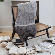 Load image into Gallery viewer, Hand Knit Chunky Lap Blanket | Shay
