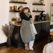 Load image into Gallery viewer, Hand Knit Chunky Lap Blanket | Shay
