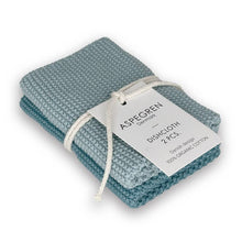 Load image into Gallery viewer, Organic Cotton Dishcloth Set | Aqua

