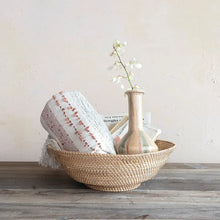 Load image into Gallery viewer, Large Decorative Rattan Footed Bowl
