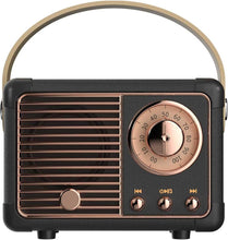 Load image into Gallery viewer, Vintage Bluetooth Speaker | Black

