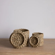 Load image into Gallery viewer, Woven Seagrass Canister Set
