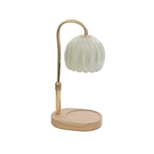 Load image into Gallery viewer, Milk Glass Candle Warmer Gold
