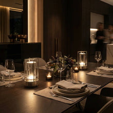 Load image into Gallery viewer, Elio Cordless Metal Table Lamp| Two Finishes
