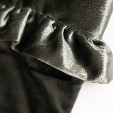 Load image into Gallery viewer, Sage Velvet Holiday Stocking
