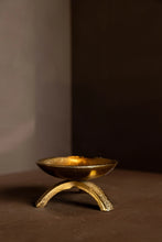 Load image into Gallery viewer, Tripod Candle Holder Brass Look
