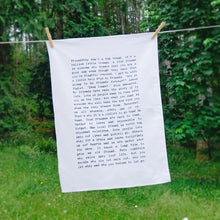 Load image into Gallery viewer, Typewriter Cotton Teatowels | Choose Your Person
