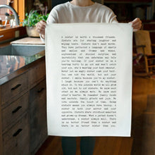 Load image into Gallery viewer, Typewriter Cotton Teatowels | Choose Your Person
