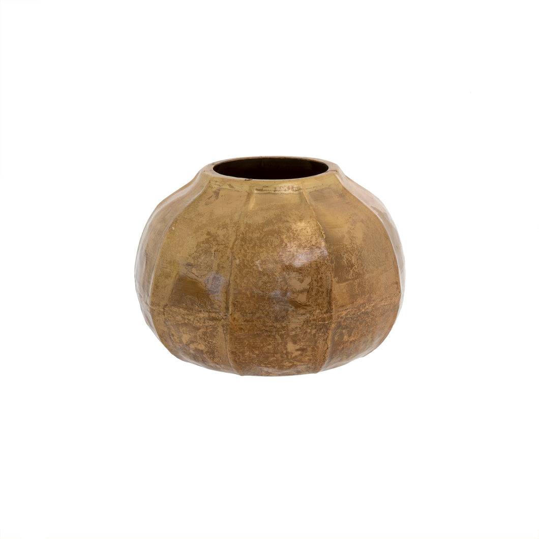 Cobblestone Metal Vase - Two Sizes