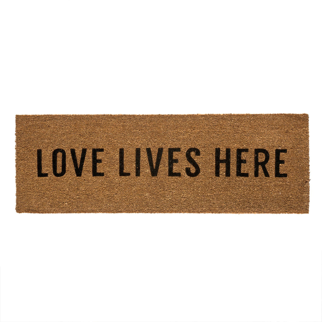Love Lives Here Coir Doormat
