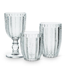 Load image into Gallery viewer, Herringbone Glassware - Three Styles
