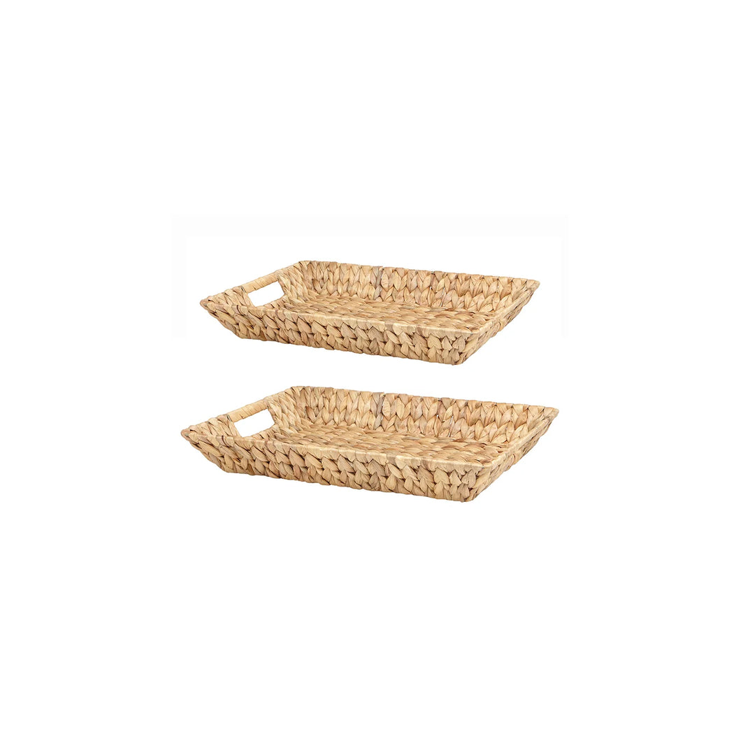 Palma Woven Rectangle Tray - Two Sizes
