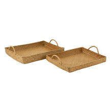 Load image into Gallery viewer, Rattan Rectangular Tray - Two Sizes
